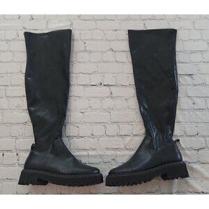 VINCE CAMUTO BLACK MELLEYA OVER-THE-KNEE BOOT/NWOB, Size  9.5M